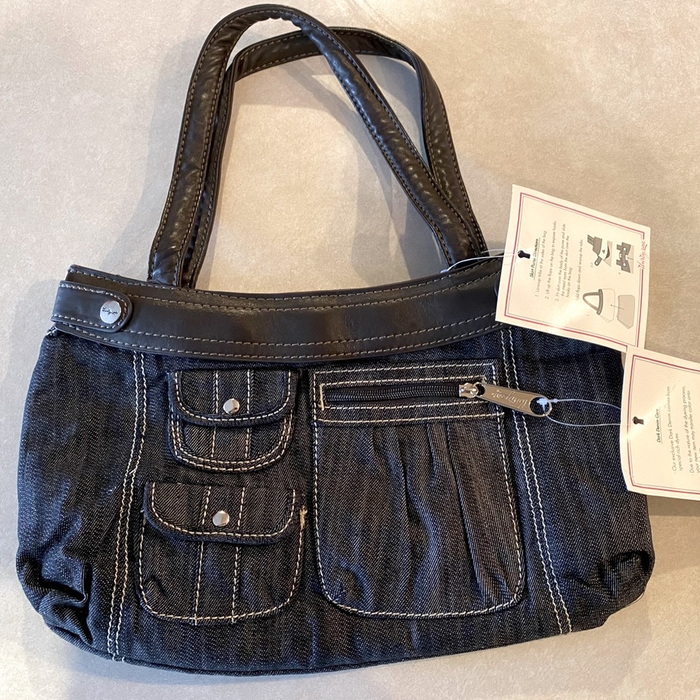 Thirty One Denim purse w/removable skirt NWT